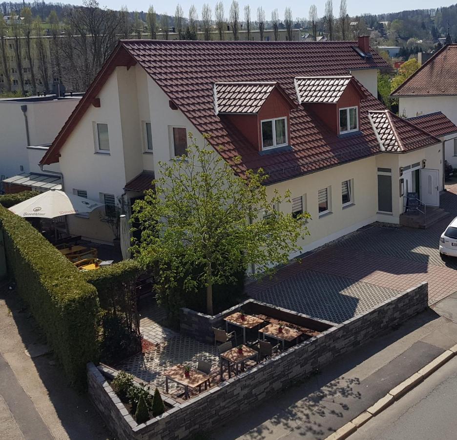 Zum Obstler - Gaststaette Und Pension Gera Exterior foto